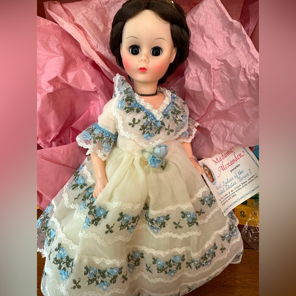 Vintage Madame Alexander First Lady Julia Tyler 1510 First Ladies Series